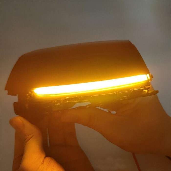 LH+RH Pair Rear View Door Mirror Turn Signal Lamp Light For VW POLO 2014-2019