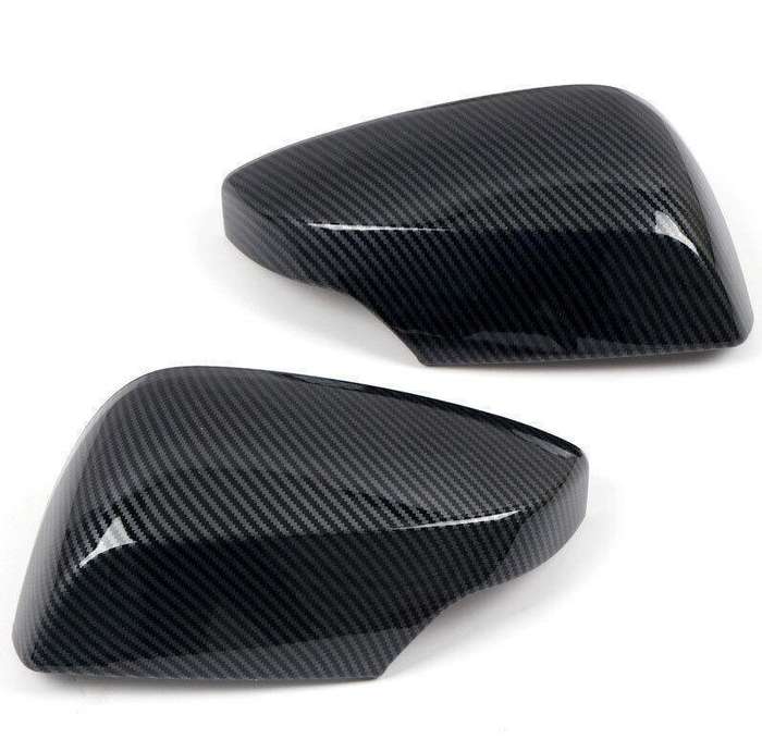 ABS Carbon Fiber Rear View Side Door Mirror Cover Fit For Subaru WRX 2014-2021