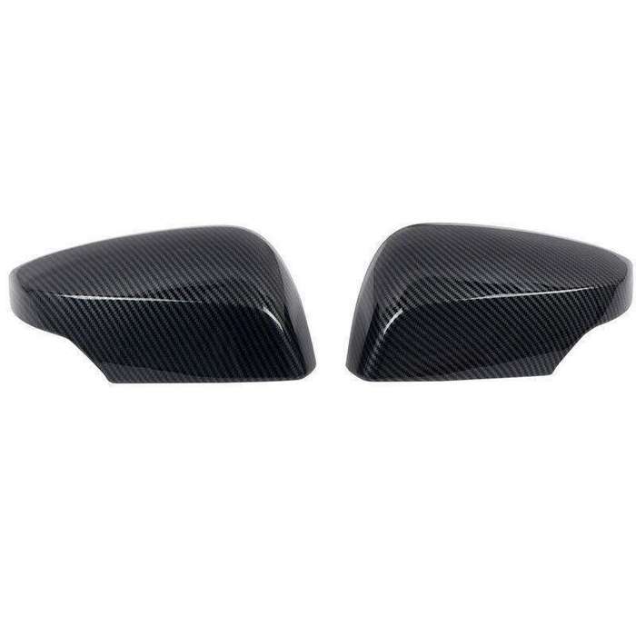 ABS Carbon Fiber Rear View Side Door Mirror Cover Fit For Subaru WRX 2014-2021
