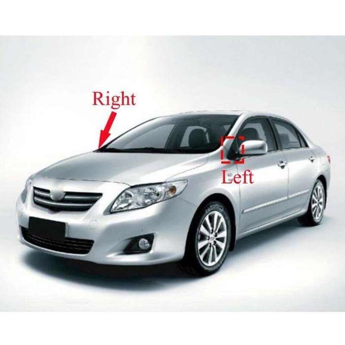 Fits For Toyota Corolla 2008-2013 1 Pair Rear View Mirror Corner Triangle Fender