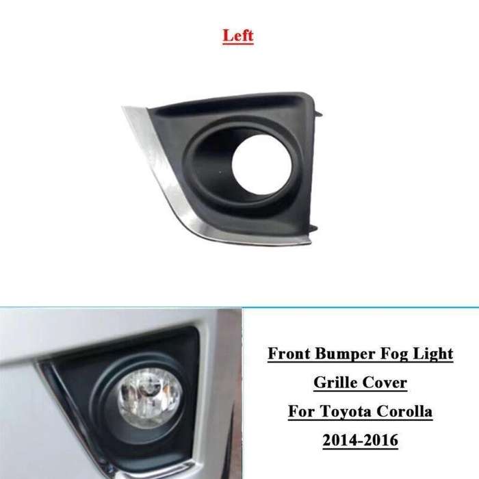 Front Bumper Fog Light Grille Cover For Toyota Corolla 2014-2016 Left 8148202390