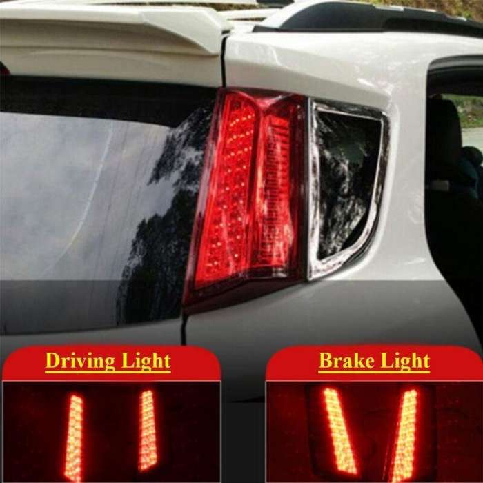 Rear Windshield Side Pillar Tail Brake Light Lamp For Ford Ecosport 13-19 Pair