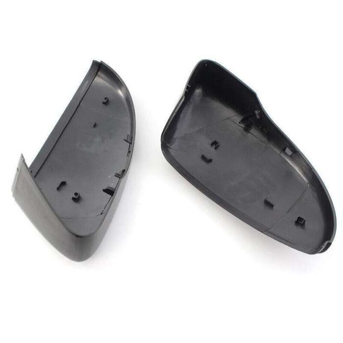 Pair Matte Black Wing Mirror Cover Cap for VW Beetle/CC/Eos/Jetta/Passat 09-12