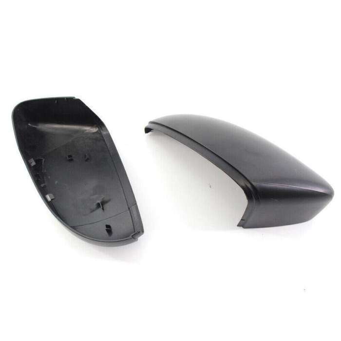 Pair Matte Black Wing Mirror Cover Cap for VW Beetle/CC/Eos/Jetta/Passat 09-12