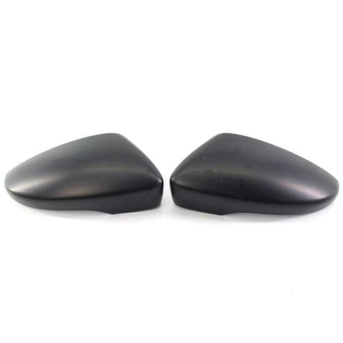 Pair Matte Black Wing Mirror Cover Cap for VW Beetle/CC/Eos/Jetta/Passat 09-12
