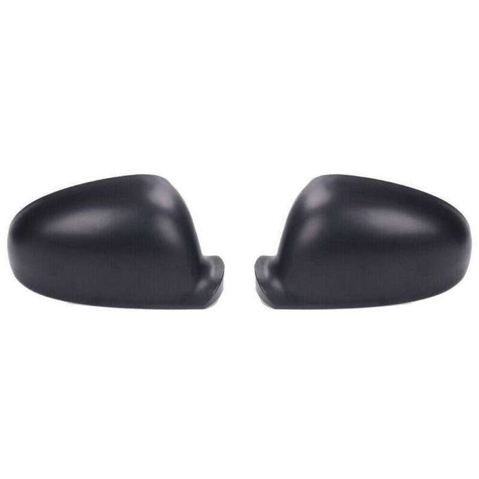 Flat Matte Black Rearview Mirror Door Cap Cover For VW Golf Rabbit Jetta MK5 New