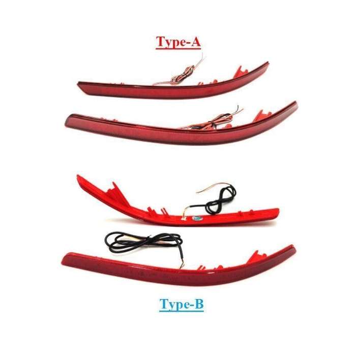 Rear Fog&amp;Brake Taillight Bumper Reflector Lights For Kia K5 2011-2013 Pair A