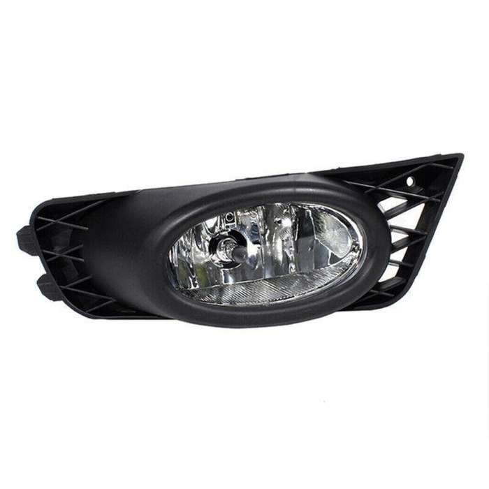 Front Bumper Fog Lights Lamp Black Cover For Honda Civic 4DOOR 2009-2011 Right