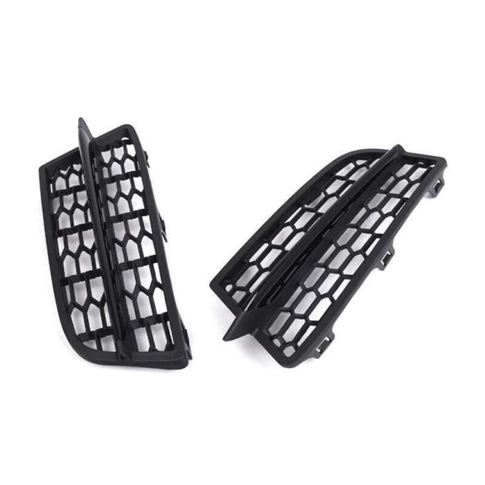 Front Bumper Fog Light Lamp Grille Trims For BMW 1-Series F20 F21 2011-2015 Pair