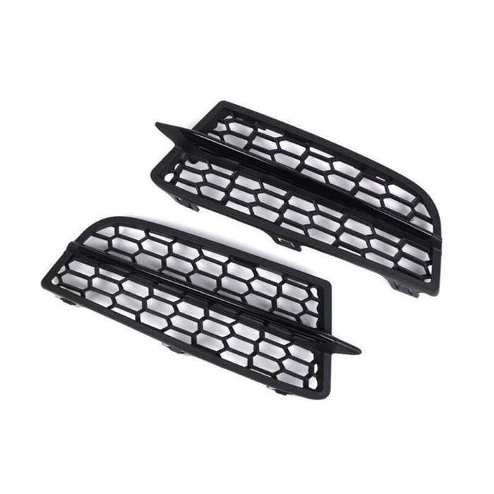 Front Bumper Fog Light Lamp Grille Trims For BMW 1-Series F20 F21 2011-2015 Pair