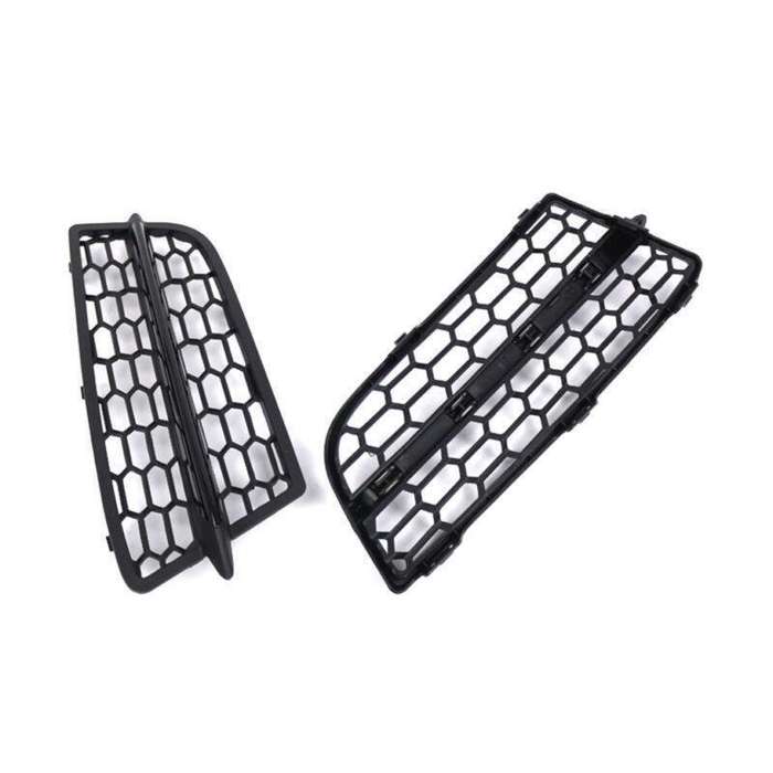 Front Bumper Fog Light Lamp Grille Trims For BMW 1-Series F20 F21 2011-2015 Pair