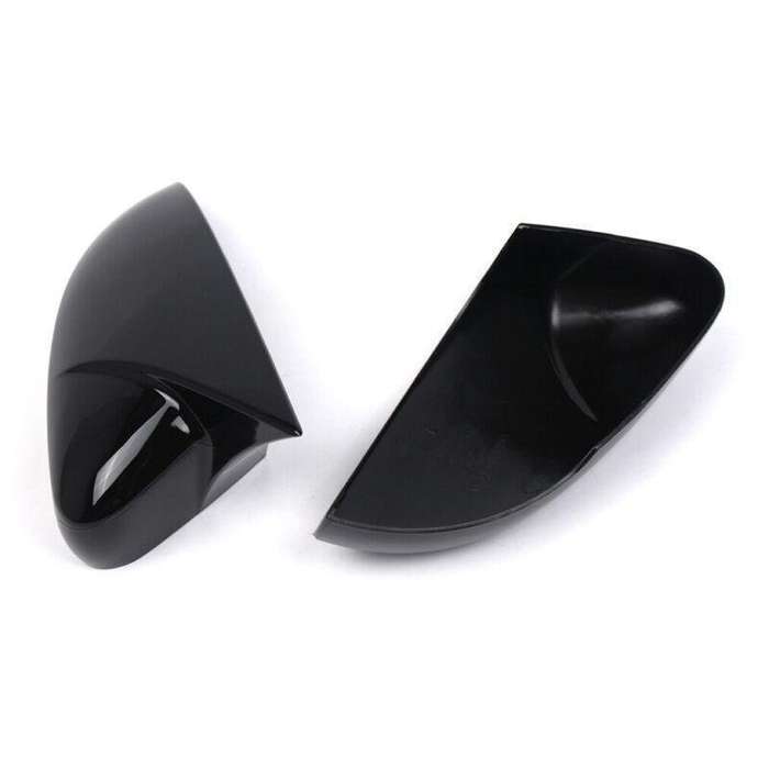 2x Rear View Wing Mirror Cover Caps For VW Polo MK5 2009-2017 Gloss Black