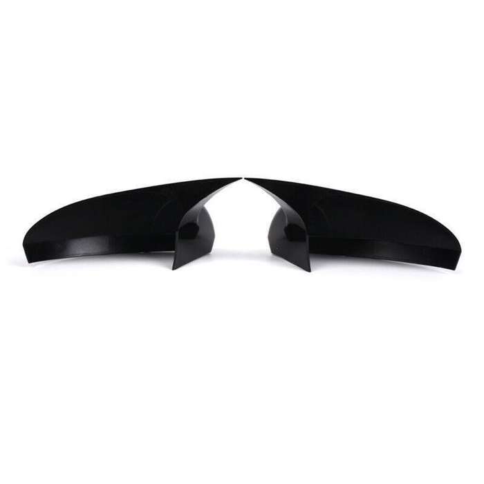 2x Rear View Wing Mirror Cover Caps For Renault Megane 4 MK4 2016-20 Gloss Black