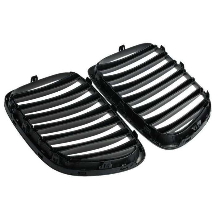 M Matte Black Kidney Sport Hood Grill SUV 2012-2015 Fit For BMW E84 X1