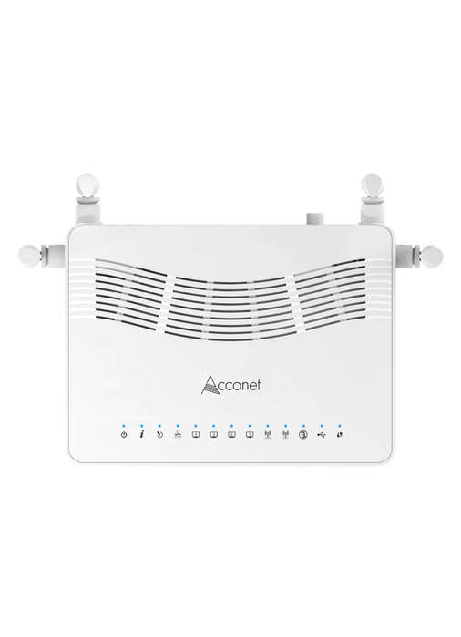 Acconet Ax1800 Xpon 4 Port Gigabit Wireless Onu Ont