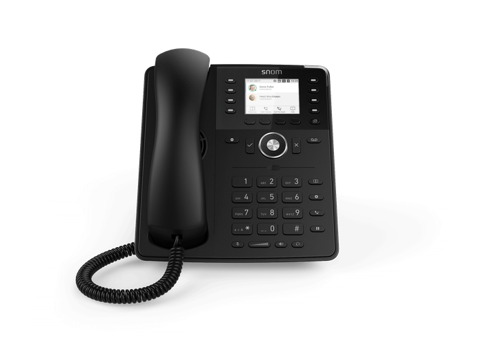 Snom D735 12-Line Desktop Sip Phone - No Psu Included - Hi-Res 2.7" Colour Tft Display - Usb