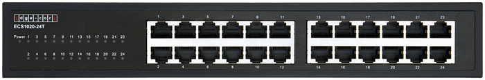 Edge-Core 24 Port Gigabit Unmanaged Switch, Rack-Mountable