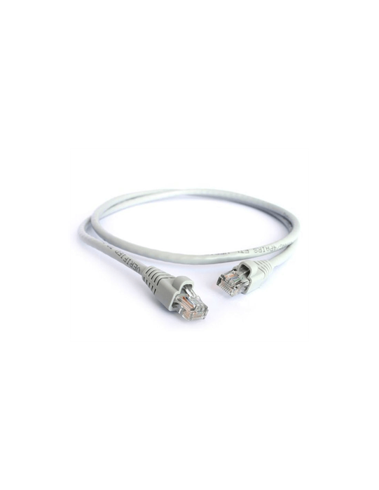 Acconet Cat6 Utp Flylead, 5 Meter, Straight, Stranded Cable, Moulded Boots And Plugs, Grey