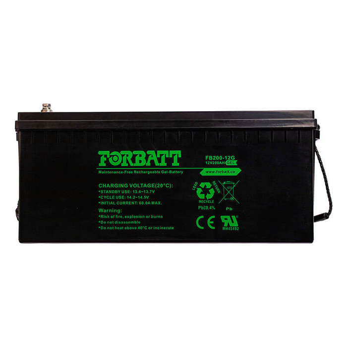 12V 200Ah Sealed Gel Battery