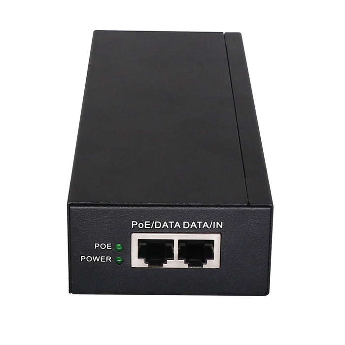 Gigabit Power Over Ethernet (Poe) 55V, 1.63Amp 90 Watt (2 X Rj45) &Amp; Cord.