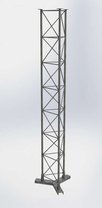 Lattice Mast Y-Base Assembly. Includes Y-Base And Y-Base Section.