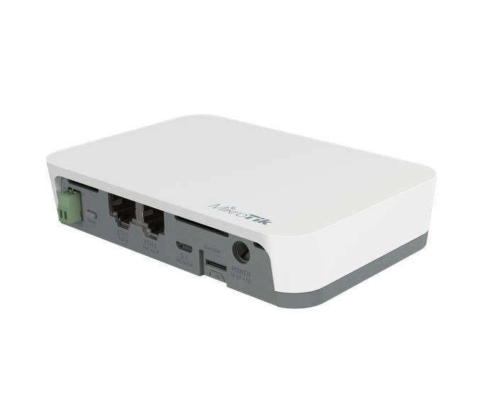 Mikrotik Iot Gateway - 2.4 Ghz, Bluetooth, 2X 100 Mbps Ethernet Ports, Poe-In And Poe-Out, Micro-Usb