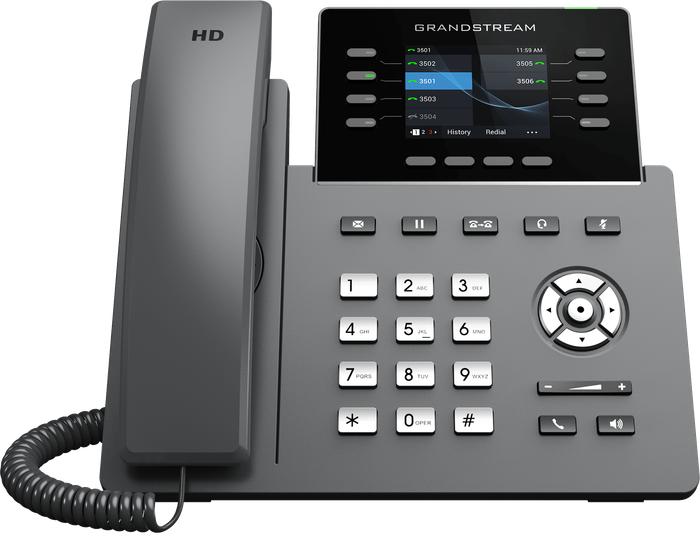 Grandstream 8-Line Carrier Wi-Fi Desk Phone
