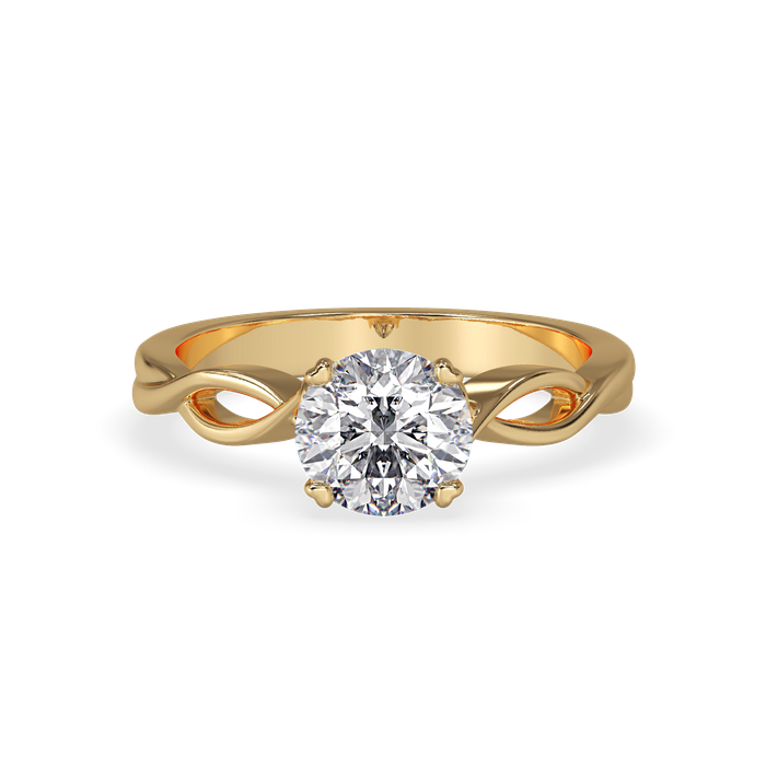 Heart Infinity Engagement Ring