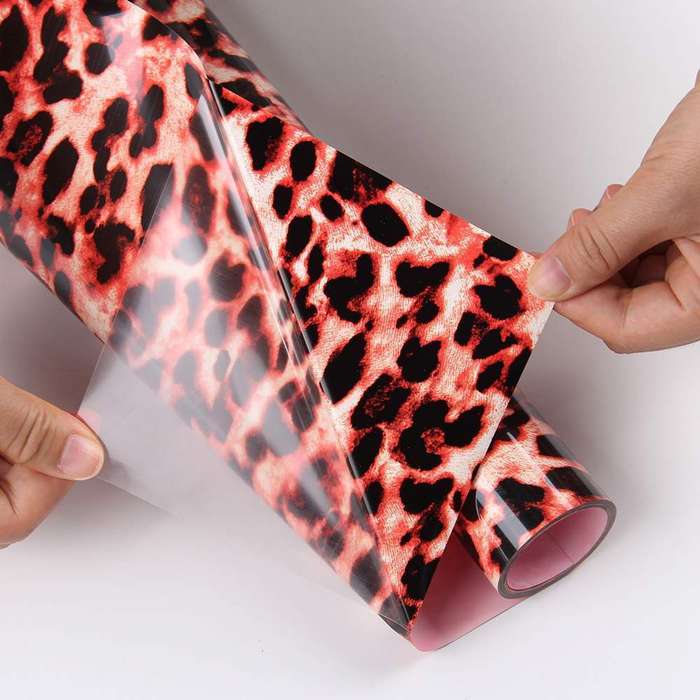 Leopard FlexVinyl - Pink Red