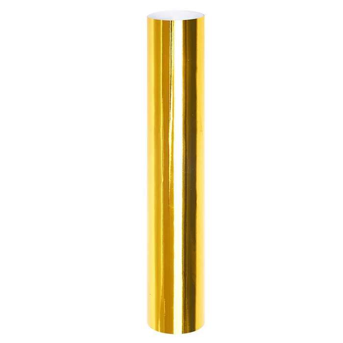 Glossy Chrome Gold Adhesive Craft Sticker Vinyl