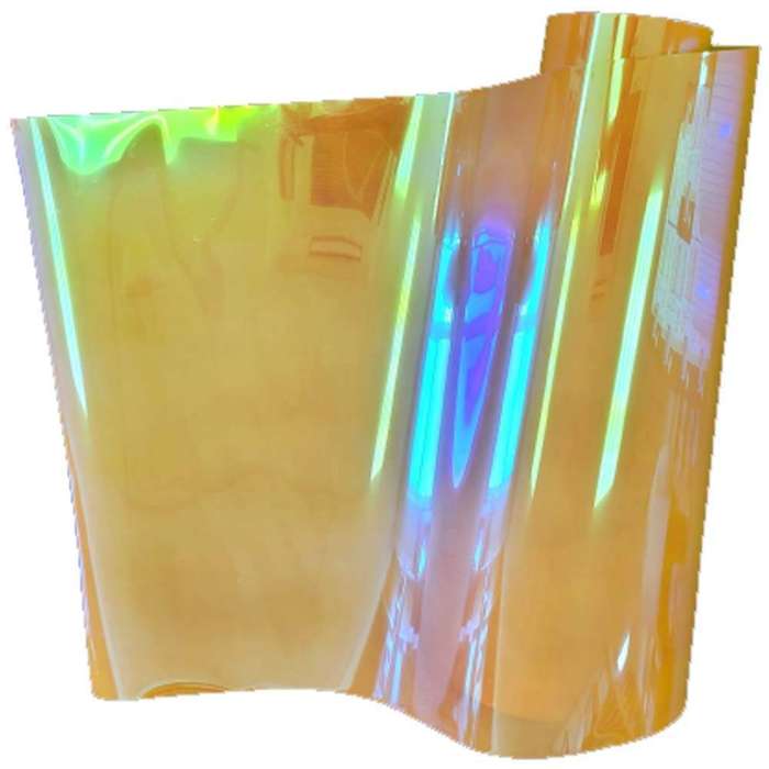 Holographic HTV - Orange/Blue