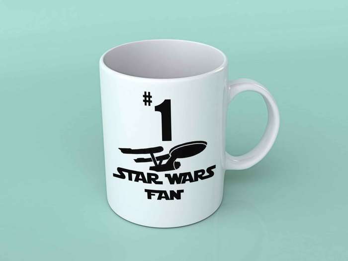 Number 1 star wars fan coffee mug