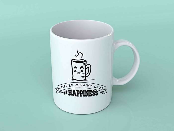 Coffee and rainy days Coffee mug