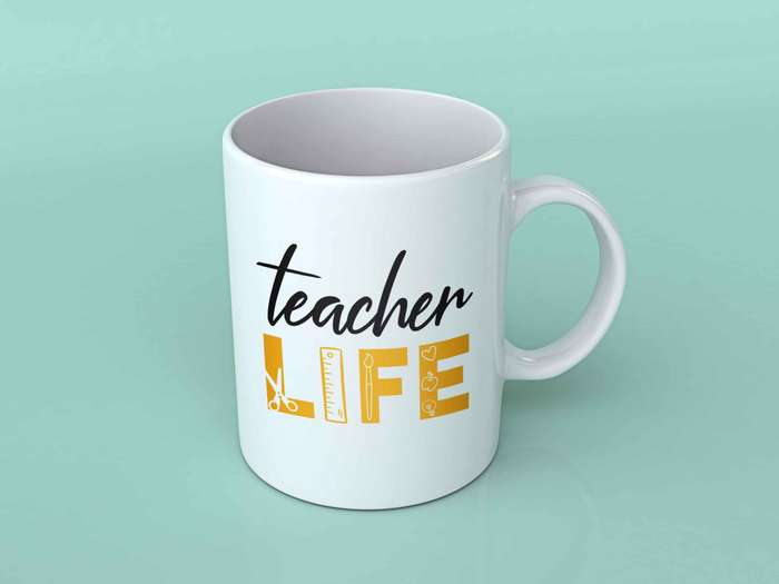 teacher life coffee mug