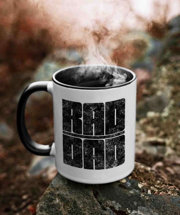 Rad Dad Two tone coffee mug