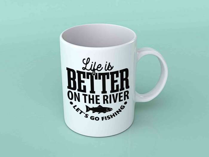 Life is better coffee mug