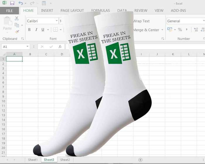 Freak in the sheets custom sock A