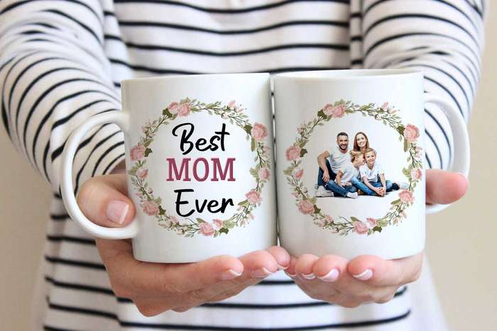 Best Mom ever custom coffee mug