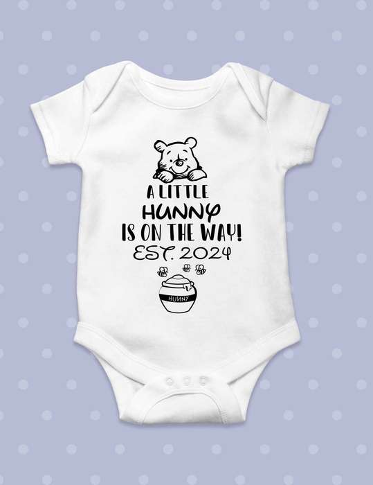 A little bit of hunny pooh bear baby grow
