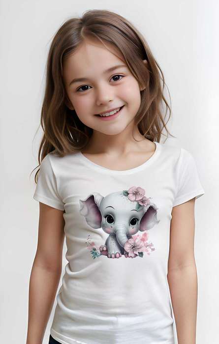 Baby Elephant unisex T-shirt Girl