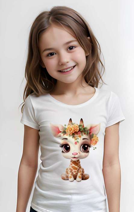 Baby Giraffe unisex T-shirt Girl