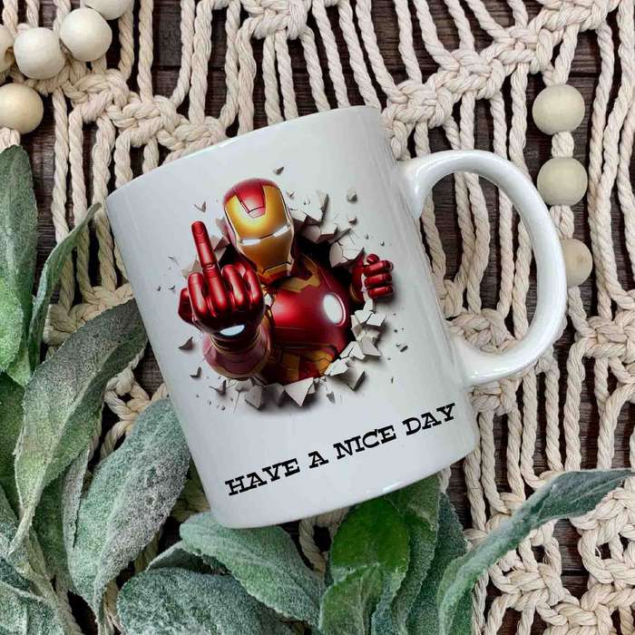 Have a nice day Iron Man mug