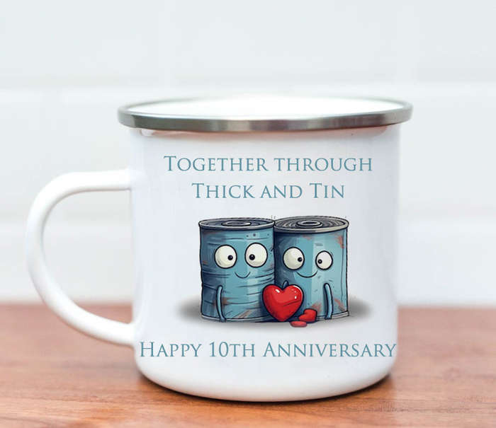 Together through thick and tin mug