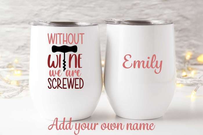 Without wine we are screwed tumbler