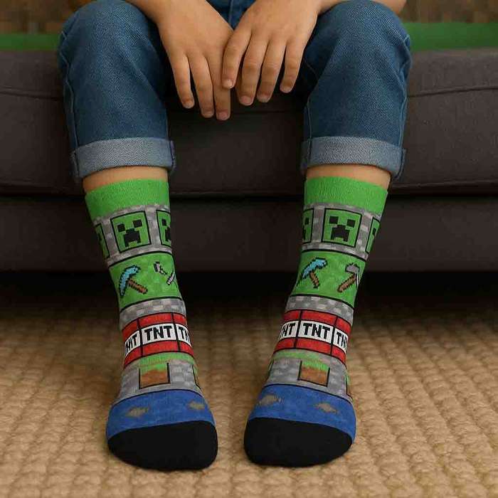 Minecraft Creeper TNT Socks South Africa