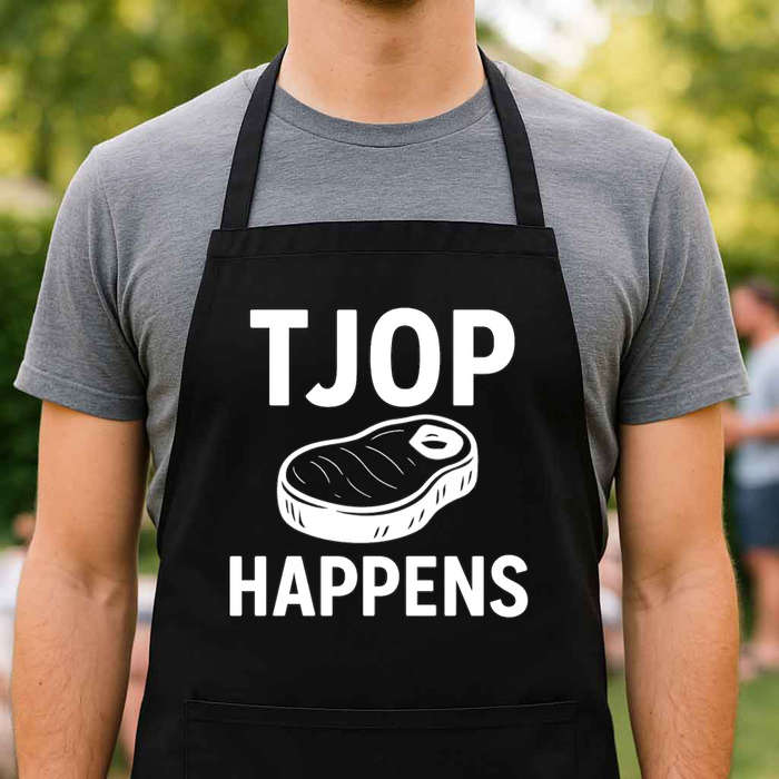 Braai Apron  Tjop Happens | Funny South African Braai Gift