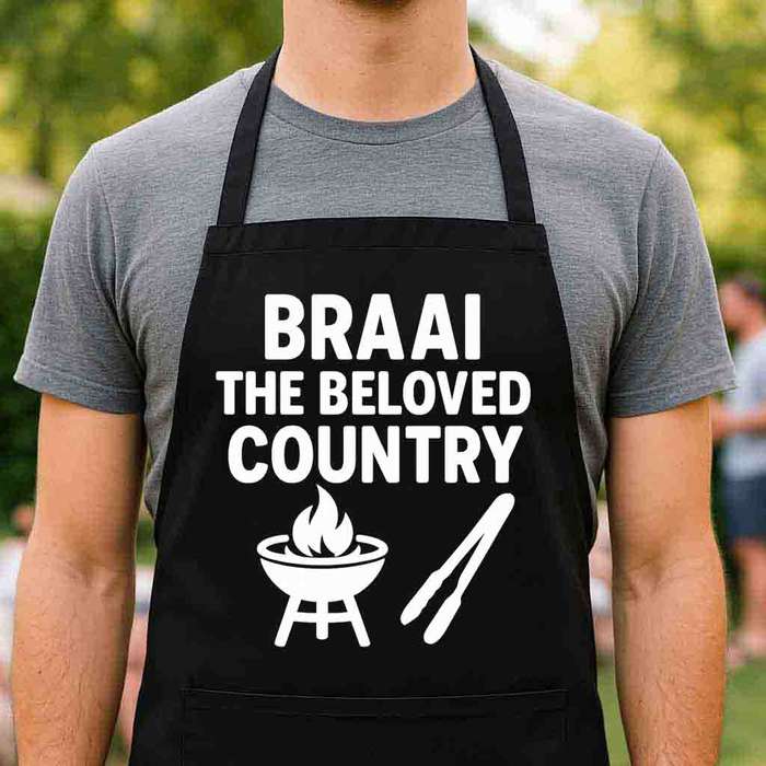 Braai Apron  Braai the Beloved Country | Proud South African Gift
