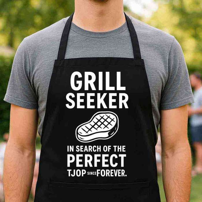 Braai Apron  Grill Seeker | Funny Braai Gift for Braai Masters