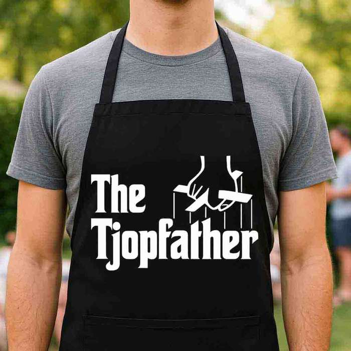 Braai Apron  The Tjopfather | Funny Braai Gift for Braai Masters