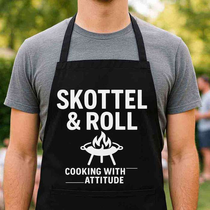 Braai Apron  Skottel & Roll | Funny South African Braai Gift